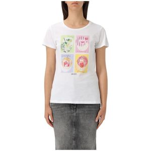 Liu Jo, Dames, Tops, Wit, Maat: M Katoen,