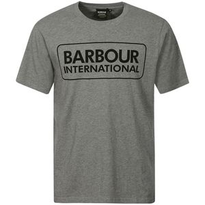 Barbour, Heren, Tops, Grijs, Maat: S Katoen,