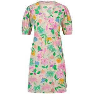 Fabienne Chapot - Cleo Wrap Dress - Veelkleurig - Dames - Wikkeldetail - Allover Bloemenprint