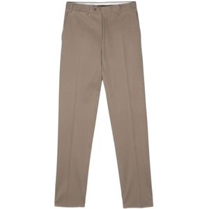 Canali, Heren, Broeken, Beige, Maat: L Katoen,