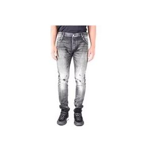 Balmain Slim-Fit Denim Jeans , Gray , Heren , Maat: W34