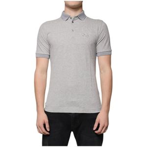 Dolce & Gabbana - Poloshirt - Grijs - Katoen - DG Logo