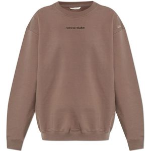 rethinkit studios Sweatshirt 'One'  chocoladebruin