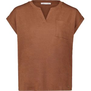 Betty & Co, Dames, Tops, Bruin, Maat: S