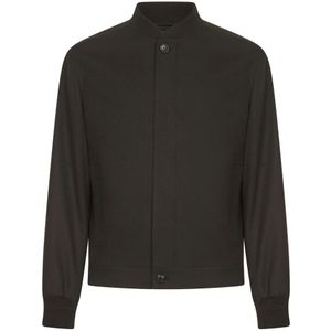 Zegna, Heren, Jassen, Bruin, Maat: M Kasjmier,