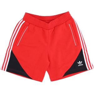 Adidas, Heren, Korte broeken, Rood, Maat: XL Fleece,