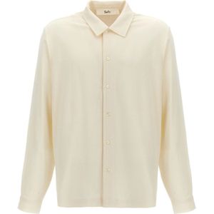 Séfr, Heren, Overhemden, Wit, Maat: XL Katoen,