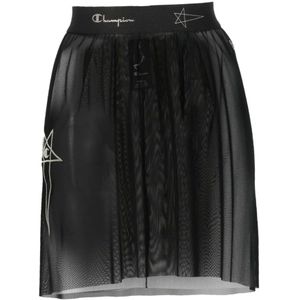 Rick Owens, Dames, Rokken, Zwart, Maat: S Polyamide,