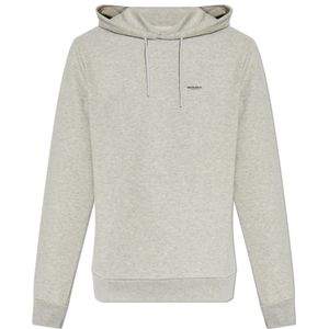 Woolrich, Heren, Sweatshirts & Hoodies, Grijs, Maat: 2XL Katoen,