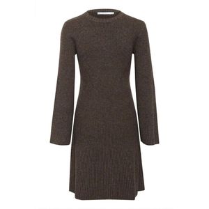 Gestuz, Dames, Jurken, Bruin, Maat: S Wol,