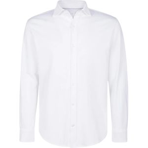 Eleventy, Heren, Overhemden, Wit, Maat: 3XL Jersey,