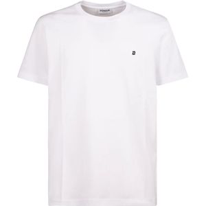 Dondup, Heren, Tops, Wit, Maat: L Katoen,