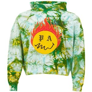 Palm Angels, Heren, Sweatshirts & Hoodies, Veelkleurig, Maat: XS Katoen,