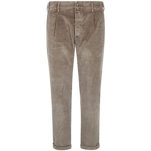 Jacob Cohën, Heren, Broeken, Beige, Maat: W30 Katoen,