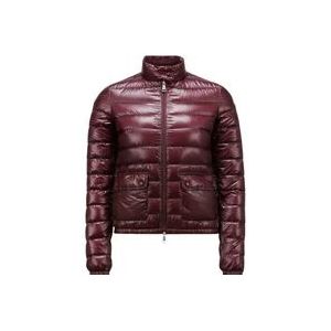 Moncler Stijlvolle Winterjas voor Mannen , Red , Dames , Maat: L