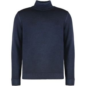 Moorer, Heren, Truien, Blauw, Maat: XL Kasjmier,