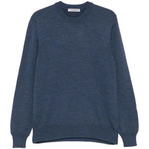 La Fileria, Heren, Truien, Blauw, Maat: XL Wol,