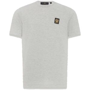 Belstaff, Heren, Tops, Grijs, Maat: M Katoen,