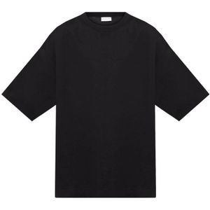 Dries Van Noten, Heren, Tops, Zwart, Maat: S