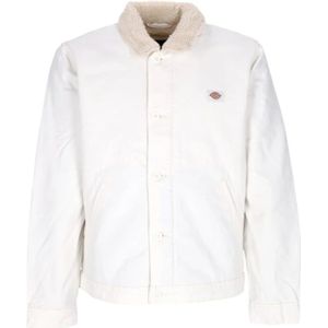 Dickies, Heren, Jassen, Wit, Maat: L Wol,