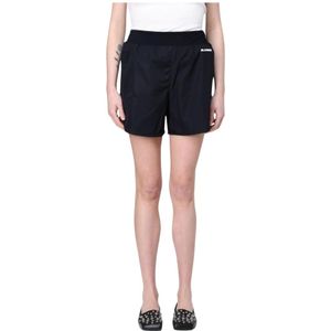 Jil Sander - Korte Broeken - Zwart - Polyester
