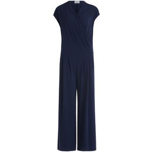 Vera Mont - Jumpsuit - Blauw - Mouwloos - V-hals