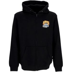 Vans, Heren, Sweatshirts & Hoodies, Zwart, Maat: M Katoen,