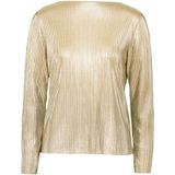 Zero, Dames, Blouses & Shirts, Beige, Maat: XS