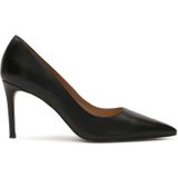 Kazar - Klassieke Zwarte Stiletto Pumps - Dames - Leer