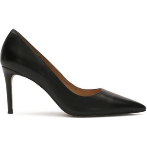 Kazar - Klassieke Zwarte Stiletto Pumps - Dames - Leer