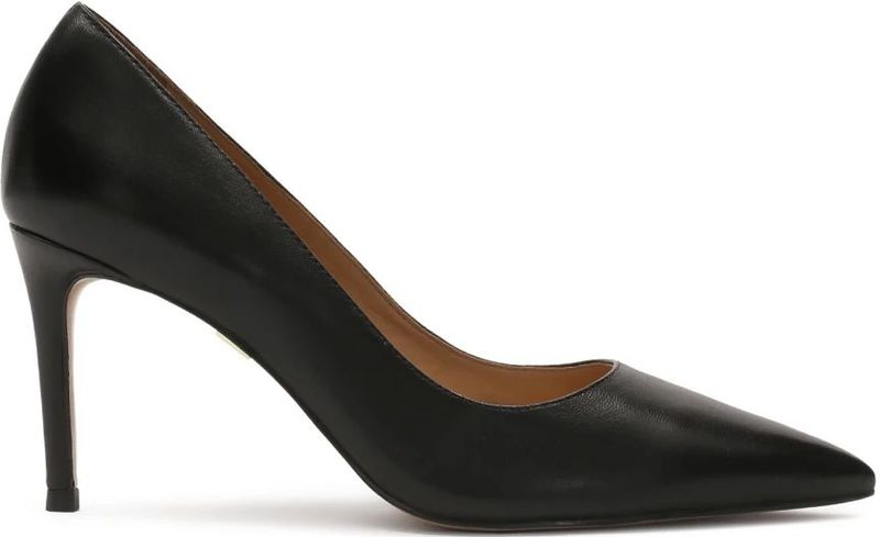 Kazar - Klassieke Zwarte Stiletto Pumps - Dames - Leer