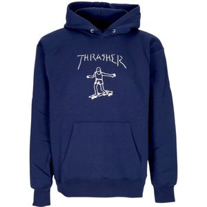 Thrasher, Heren, Sweatshirts & Hoodies, Blauw, Maat: XL Katoen,