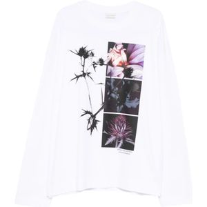 Dries Van Noten, Heren, Tops, Wit, Maat: L