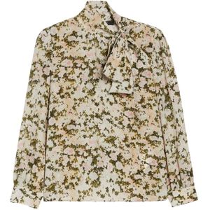 Max Mara, Dames, Blouses & Shirts, Groen, Maat: M Zijde,
