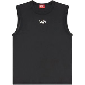 Diesel, Heren, Tops, Zwart, Maat: M
