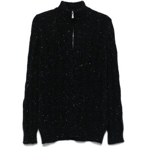 Eleventy, Heren, Truien, Blauw, Maat: L Wol,