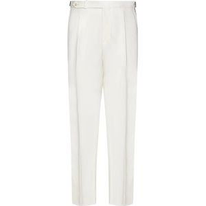 Franzese Collection, Heren, Broeken, Wit, Maat: 4XL Wol,