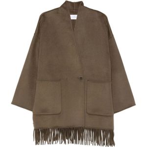 The Dynamis Studio, Dames, Mantels, Bruin, Maat: S Wol,