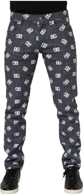 Dolce & Gabbana, Heren, Jeans, Grijs, Maat: XL Denim,