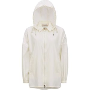 Moncler, Dames, Jassen, Wit, Maat: S Polyamide,