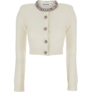 Self Portrait, Dames, Truien, Wit, Maat: M