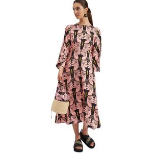 La DoubleJ, Dames, Jurken, Roze, Maat: S Zijde,