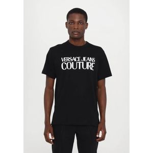 Versace Jeans Couture, Heren, Tops, Zwart, Maat: 3XL