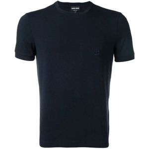 Giorgio Armani, Heren, Tops, Blauw, Maat: 3XL
