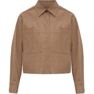 Max Mara, Dames, Jassen, Bruin, Maat: S Wol,