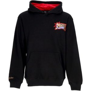 Mitchell & Ness, Heren, Sweatshirts & Hoodies, Zwart, Maat: M Fleece,