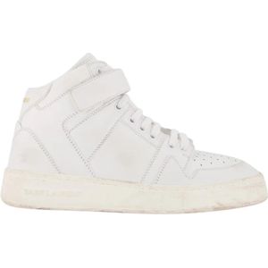Saint Laurent, Dames, Schoenen, Wit, Maat: 37 1/2 EU Leer,