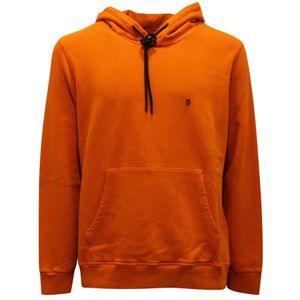 Dondup, Heren, Sweatshirts & Hoodies, Oranje, Maat: L Fleece,
