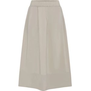 IN Front, Dames, Rokken, Beige, Maat: L Katoen,
