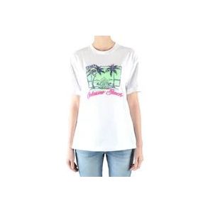 Fendi Upgrade je garderobe met dit hoogwaardige T-shirt voor vrouwen , White , Dames , Maat: XS